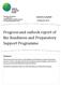 Progress and outlook report of the Readiness and Preparatory Support Programme
