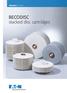 Filtration Products. BECODISC stacked disc cartridges