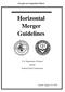 Excerpts on Competitive Effects Horizontal Merger Guidelines