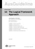 AusGuideline. 3.3 The Logical Framework Approach