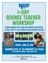 1-Day SCIENCE TEACHER WORKSHOP