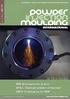 in this issue MIM developments in Asia AP&C: Titanium powder production 3DEO: Prototyping for MIM