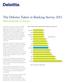 The Deloitte Talent in Banking Survey 2013 Switzerland in focus