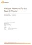 Aurizon Network Pty Ltd Board Charter