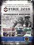 SPONSORSHIP BROCHURE THE LARGEST FIRE INDUSTRY, RESCUE, AND EMS EXPO IN THE NORTHEAST 112 TH ANNUAL CONFERENCE & EXPO