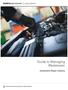 LIQUID WASTE. Guide to Managing Wastewater. Automotive Repair Industry