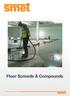 Floor Screeds & Compounds