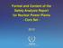 Format and Content of the Safety Analysis Report for Nuclear Power Plants - Core Set -