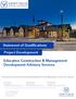 Education Construction & Management Development Advisory Services