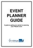 EVENT PLANNER GUIDE. A guide to getting you started on planning your FReeZA event
