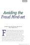 Avoiding the Fraud Mind-set. By Douglas M. Boyle, CMA, CPA; James F. Boyle, CPA; and Daniel P. Mahoney, CPA, CFE