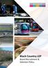 Black Country LEP Board Recruitment & Selection Policy