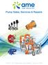 ame PUMP SPECIALISTS Pump Sales, Services & Repairs