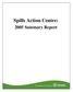 Spills Action Centre: 2005 Summary Report