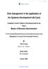 Risk management in the application of the Systems Development Life Cycle