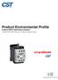 Product Environmental Profile Crydom DRC3 Solid State Contactor ( SOLICON DRC Series 3 Phase & Reversing)