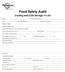 Food Safety Audit. Cooling and Cold Storage v Facility FDA Registration #: Audit Started(Date/Time): _