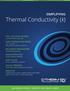 SIMPLIFYING Thermal Conductivity (k)