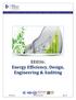 EE036: Energy Efficiency, Design, Engineering & Auditing