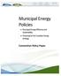 Municipal Energy Policies