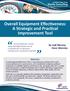 Overall Equipment Effectiveness: A Strategic and Practical Improvement Tool