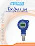TEK-B AR 3120B. Smart Gauge Pressure Transmitter.   PRESSURE. Technology Solutions