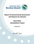 Report of Environmental Assessment And Reasons for Decision Giant Mine Remediation Project