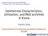 Geothermal Characteristics, Utilization, and R&D activities in Korea