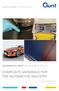COMPOSITE MATERIALS FOR THE AUTOMOTIVE INDUSTRY