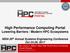 High Performance Computing Portal Lowering Barriers / Modern HPC Ecosystems
