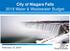City of Niagara Falls 2018 Water & Wastewater Budget
