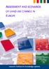 ASSESSMENT AND SCENARIOS OF LAND USE CHANGE IN EUROPE