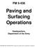 Paving and Surfacing Operations