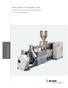 BUSS KNEADER TECHNOLOGY. BUSS quantec G3 Kneader series High-end compounding technology for PVC pelletizing