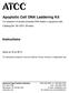 Apoptotic Cell DNA Laddering Kit