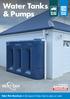 Water Tanks & Pumps. Take This Brochure to the Special Orders Desk to place an order
