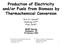 Production of Electricity and/or Fuels from Biomass by Thermochemical Conversion