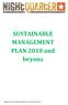 SUSTAINABLE MANAGEMENT PLAN 2018 and beyond