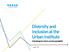 Diversity and Inclusion at the Urban Institute. A Roadmap for Action and Accountability