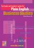 businesses plans sales Plain English marketing management vision organisations profit business success expenses Text books and teachers guides for: