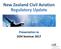 New Zealand Civil Aviation. DDH Seminar 2017
