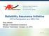 Reliability Assurance Initiative ATC s Participation as a MRO Pilot