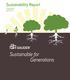 Sustainability Report Sustainable for Generations