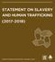 CHAROEN POKPHAND FOODS PCL. STATEMENT ON SLAVERY AND HUMAN TRAFFICKING ( )