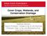 Cover Crops, Wetlands, and Conservation Drainage