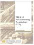 TAB.3 13 Post Tensioning Terminology (PTT)