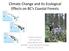 Climate Change and Its Ecological Effects on BC s Coastal Forests