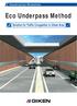Construction Revolution. Eco Underpass Method. Solution for Traffic Congestion in Urban Area
