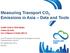 Measuring Transport CO 2 Emissions in Asia Data and Tools