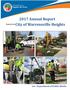 2017 Annual Report City of Warrensville Heights